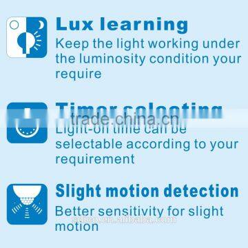L2u (5W/ 9W) PIR Motion Sensor LED Light Bulb With Lux Learning & Timer Selection ,TE LED Chip photo-2