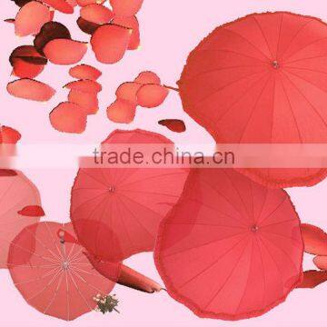 new hot sale lover special heart-shaped umbrella made in china