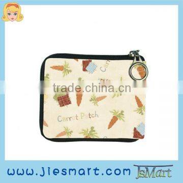 JSMART wallet sublimation printing microfiber lady purse