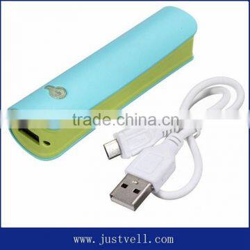 multi color portable power bank 2600mah, power bank biyond