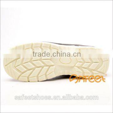 EN ISO 20345 Micro Fiber Material Steel Toe Cap Protection Esd White Shoes Lab Shoes Pure White Shoes Manufacturer SA-6122 photo-2