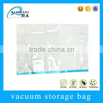 Moisture proof zipper top hanging vacuum pack bag for clothes