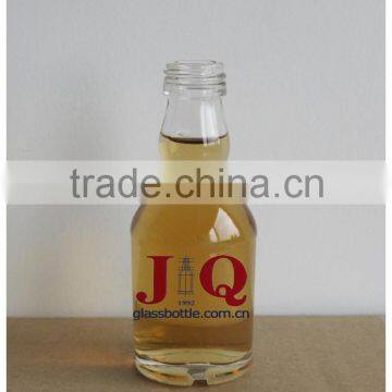 40ml and 50ml mini glass spirit wine bottle with calabash neck
