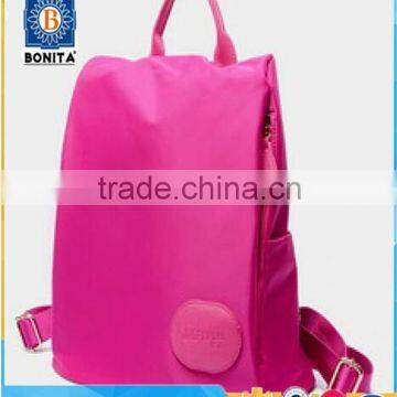 Retail and wholesale 600D bright color backpack for teenage girls