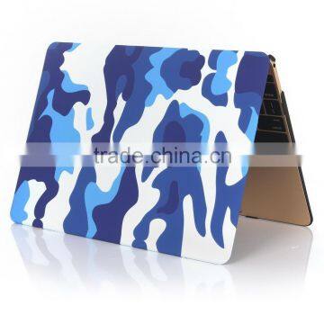 For Macbook 11" 12" 13" 15"Camo Printed Case, Ocean Camo Design Water Transfer Printed PC Cover for Macbook Air 11"