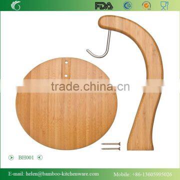 BH001/New Design Bamboo Banana Holder Durable Bamboo Banana Rack Eco-friendly Fruit Stander Household Fruit Hanger photo-4