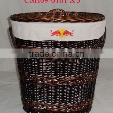 new fashion willow laundry basket