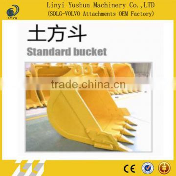 Long durability standard excavator bucket