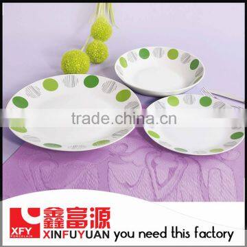 Eco Friendly Cheap New Design Dinner Set Porcelainware