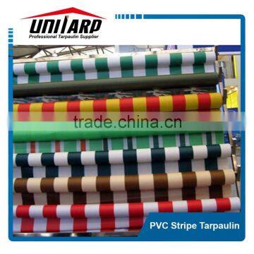 Color Stripe PVC Laminated Tarpaulin