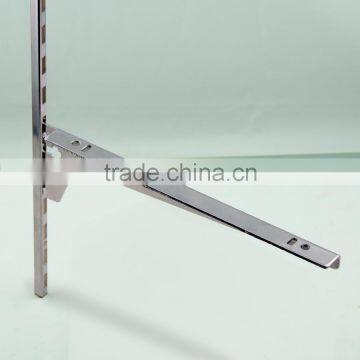 Foshan factory Clothes Shop Waterfall Metal Chrome Bracket