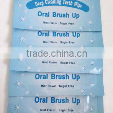 Teeth wipe, fresh up--teeth cleaning, without toothbrush or water, finger wipes, teeth whitening wipes, deep cleaning teeth wipe