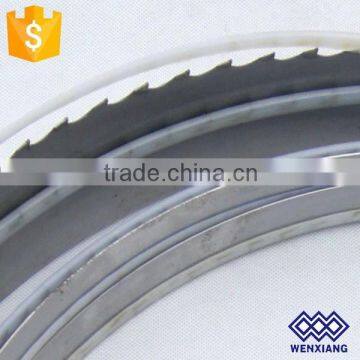 Sharp band saw blade for welding machine