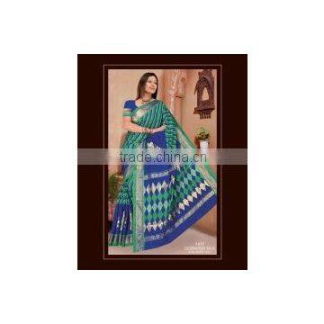 Exuberant Sea Green Coonoor Silk Saree/indian Silk saree online shopping