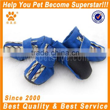 JML popular breathable blue dog shoes for small breed soft sole running dog footwear