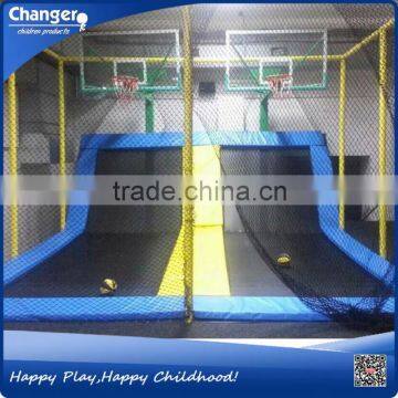 2015 hot sell manufacturer indoor outdoor trampoline slide