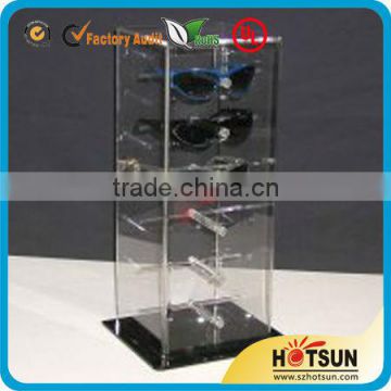 2013 high transparent acrylic sunglass display case