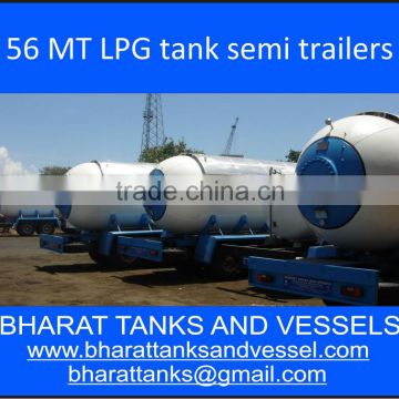 56 MT LPG tank semi trailers