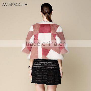 Wholesale Factory Manufacture Classic Mink Fur Jackets for Womem photo-3