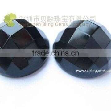 New arrival High quality natural gemstone faceted round cabochon