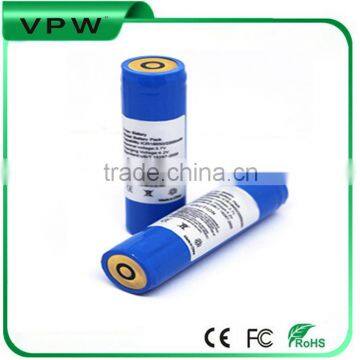 China rechargeable high drain 18650 3.7v battery