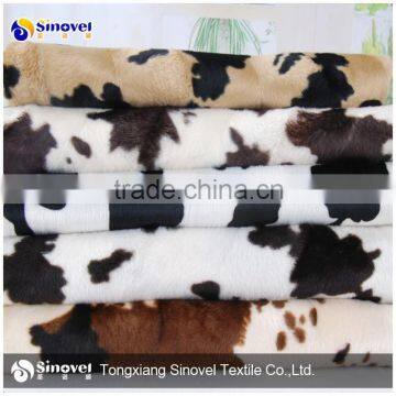 Beautifuly pet products printing velboa fabric