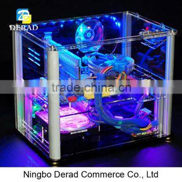 PC-C11S-M Flat Computer Case Super Power Micro ATX Clear Computer Case photo-2