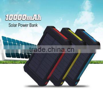 High capacity mini solar energy power bank battery charger 10000mah