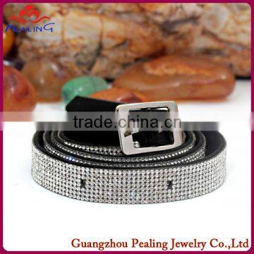 6-row summer fashion dress accessory girl's rhinestone shining rhinestone belt