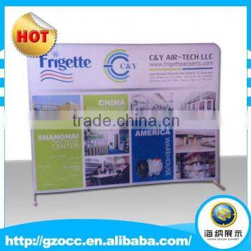 Convenient advertising trade show straight display stand for exhibition