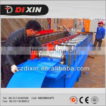 Copper Metal Roof Cap Flashing Roll Forming Machine/ Roof Tile Ridge Cap Flashing Making Machine photo-5