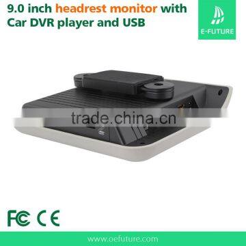 9 Inch Portable Universal Headrest Monitor With DVD Player Car Back Seat LED Monitor photo-3