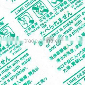 Desiccant packing nonwoven paper