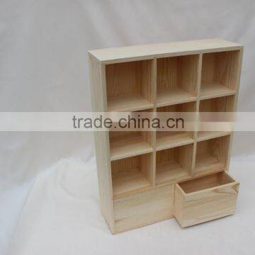 high quality grid wooden display rack