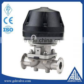 Sanitary stainless steel 316 pneumatic diaphragm valve