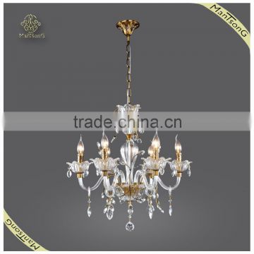 Wholesale Candle Holders Crystal Chandeliers Pendant Lights for 6 Lamps, European Style Lighting Chandelier