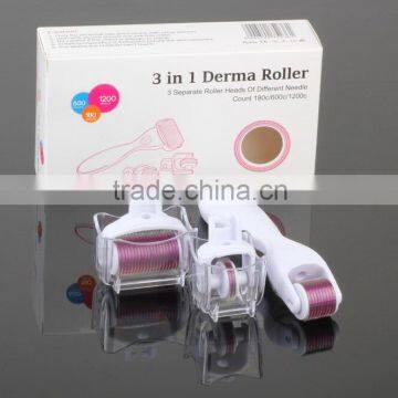 2015 Factory Direct Wholesale Hair Loss Treatment 3 in 1 Derma Roller photo-3