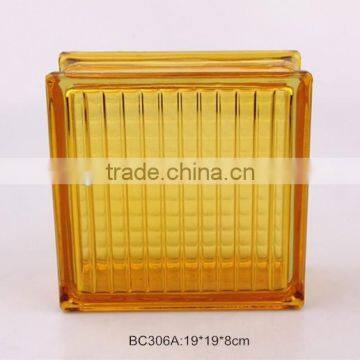 2014 new glass brick sprayed color used for home decration