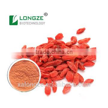 Plant Extraction Manufacturer Supply Healthy Goji fruit Powder- barbary Wolfberry Extract with Polysaccharide 5-60% UV