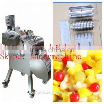 The specificstainless steel commercial fruit cuber with different shape of blades ation of Vegetable and fruit cuber