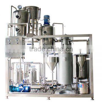 Food grade stainless steel mobile mini oil refinery for sale