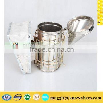 manaul stainless steel corium bee smoker/manaul galvanized corium bee smoker/manual stainless steal leather bee smoker