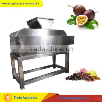 NEWEEK 0.5-5t/h 3 function fruit passiflora passion juice extracting machine for sale