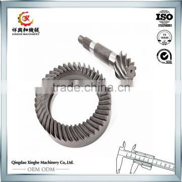 CNC Machining Center Bevel Gear Spur Gear Spline Shaft With Nitriding Finish photo-5