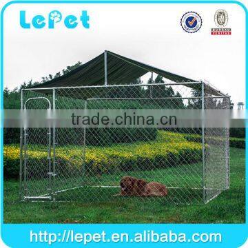 US and Canada standard size cheap chain link dog kennels with top cover