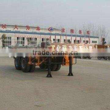 Chinese tri axle 60cbm 3axle truck trailer for sale