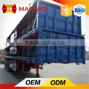Factory Direct Price 3 Axle Flatbed Semi Trailer for Sale photo-2