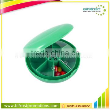 OEM Single Plastic Round Pill Box