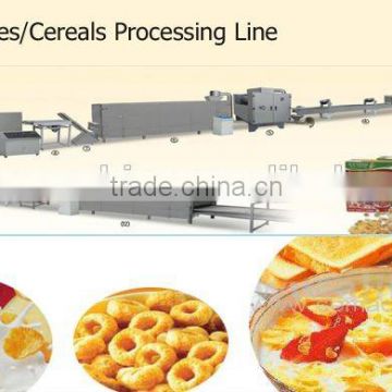 DP65 engineers available to install machine breakfast cereals/ corn flakes making machine/making plant in china