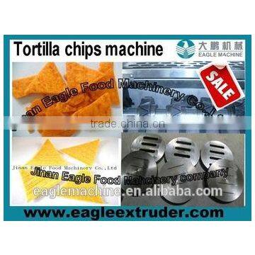 Fried bugle chips making machine